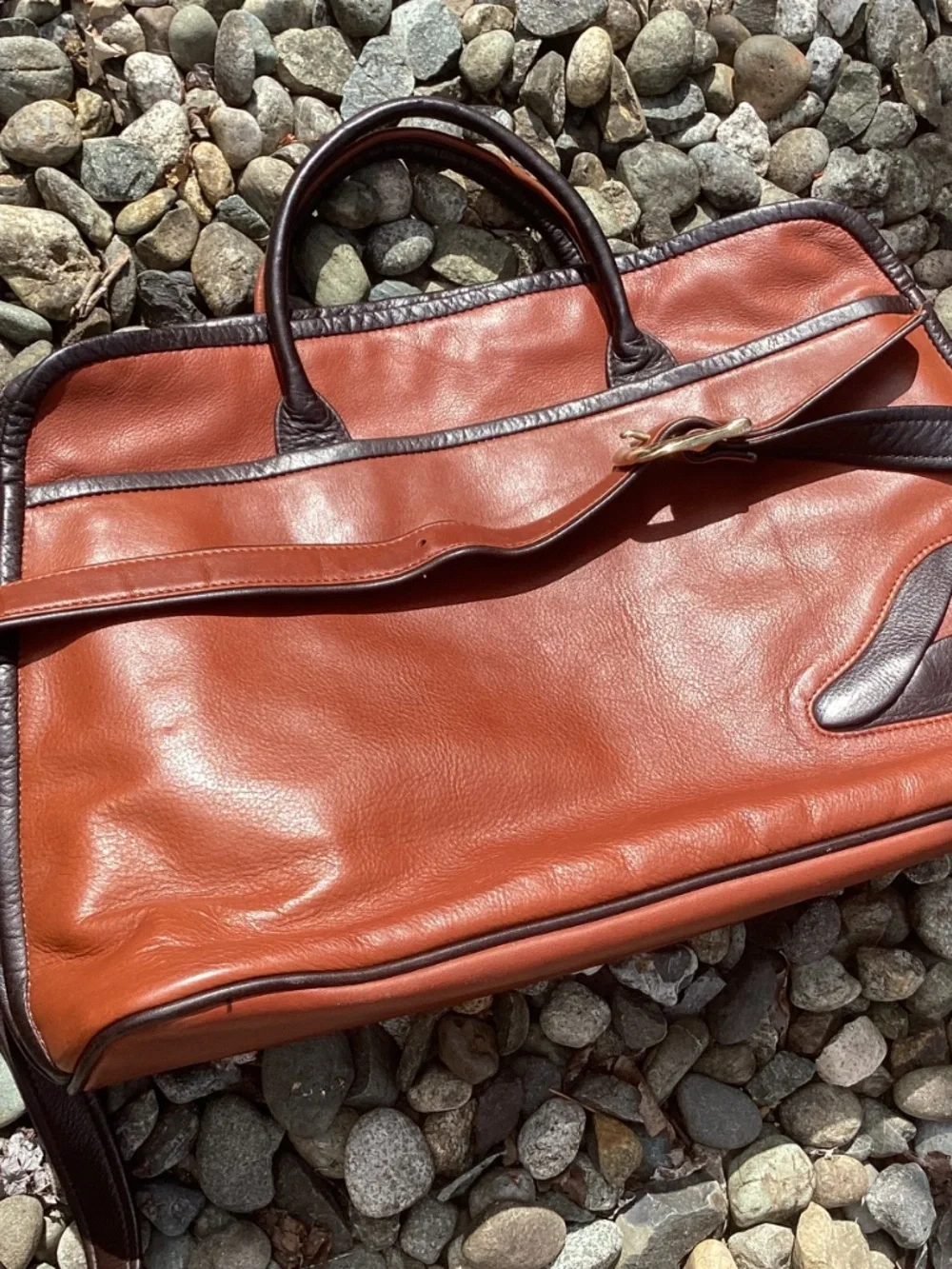 Mowen Leather Designs Fine Soft Leather Briefcase Laptop Messenger Bag🦋